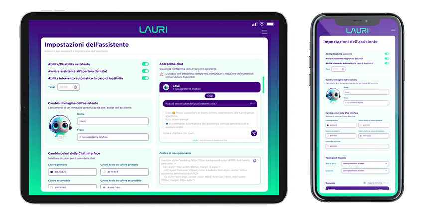 Dashboard Settings